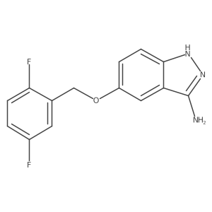 5-[(2,5-difluorobenzyl)oxy]-1H-indazol-3-amine Structure