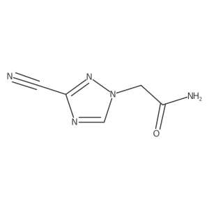 2-(3-cyano-1H-1,2,4-triazol-1-yl)acetamide Structure