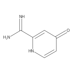 4-Hydroxy-2-pyridinecarboximidamide Structure
