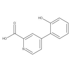 4-(2-Hydroxyphenyl)picolinic acid Structure