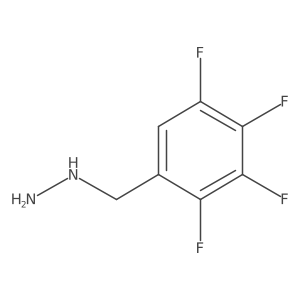 [(2,3,4,5-Tetrafluorophenyl)methyl]hydrazine Structure