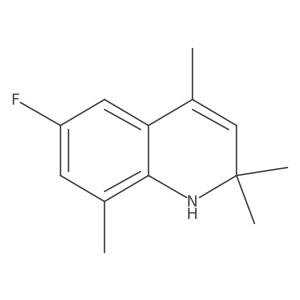6-fluoro-2,2,4,8-tetramethyl-1H-quinoline Structure