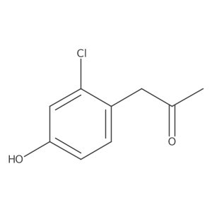 1-(2-Chloro-4-hydroxyphenyl)propan-2-one结构式