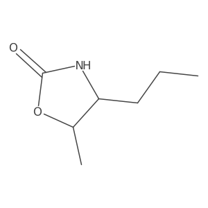 2-Oxazolidinone, 5-methyl-4-propyl- Structure