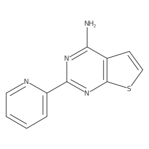 2-(Pyridin-2-yl)thieno[2,3-d]pyrimidin-4-amine结构式