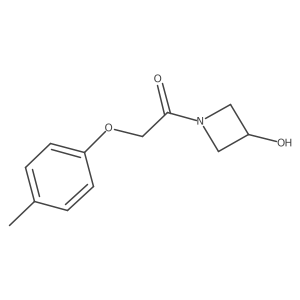 1-(3-Hydroxyazetidin-1-yl)-2-(4-methylphenoxy)ethan-1-one Structure