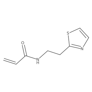 N-[2-(1,3-thiazol-2-yl)ethyl]prop-2-enamide Structure
