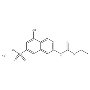 7-[(Ethoxycarbonyl)amino]-4-hydroxy-2-naphthalenesulfonic acid sodium salt (1:1)结构式