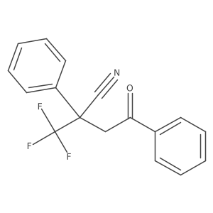 Benzenebutanenitrile, I(3)-oxo-I+/--phenyl-I+/--(trifluoromethyl)-结构式