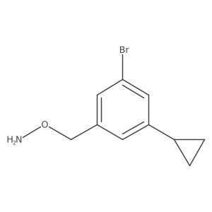 Hydroxylamine, O-[(3-bromo-5-cyclopropylphenyl)methyl]-结构式