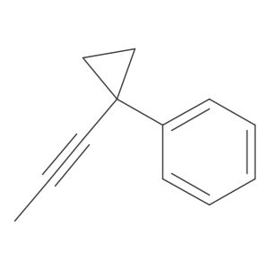 [1-(1-Propyn-1-yl)cyclopropyl]benzene结构式