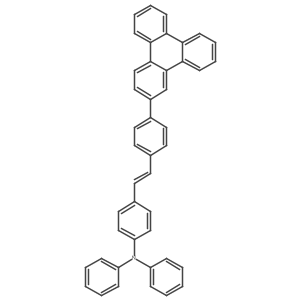 (E)-N,N-diphenyl-4-(4-(triphenylen-2-yl)styryl)aniline Structure