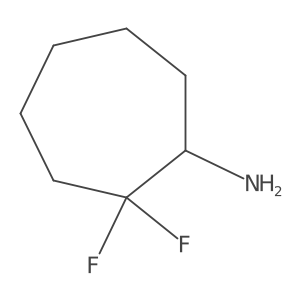 2,2-Difluorocycloheptan-1-amine Structure