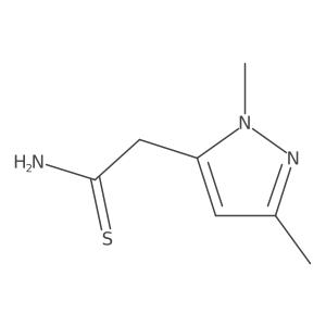 2-(1,3-dimethyl-1H-pyrazol-5-yl)ethanethioamide Structure
