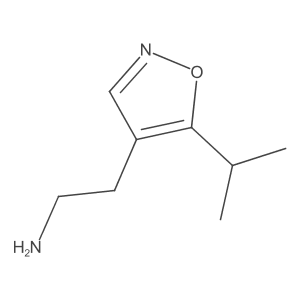 2-[5-(Propan-2-yl)-1,2-oxazol-4-yl]ethan-1-amine结构式