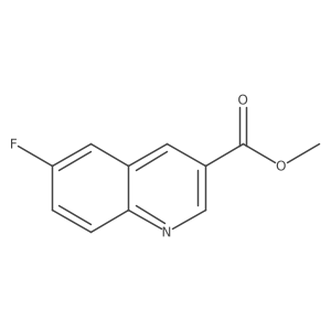 Methyl 6-fluoroquinoline-3-carboxylate Structure