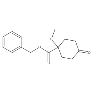 Benzyl 1-methoxy-4-oxocyclohexanecarboxylate Structure