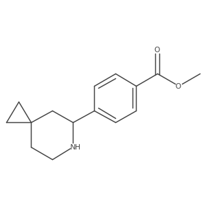 4-(6-Azaspiro[2.5]oct-5-yl)benzoic acid methyl ester Structure