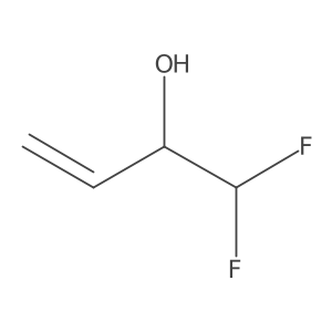 1,1-Difluorobut-3-en-2-ol Structure
