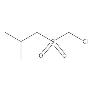 1-Chloromethanesulfonyl-2-methyl-propane结构式