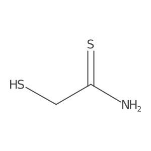 Ethanethioamide, 2-mercapto- Structure