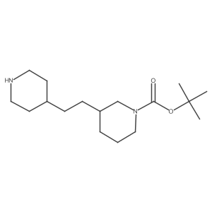 Tert-butyl 3-(2-piperidin-4-ylethyl)piperidine-1-carboxylate Structure