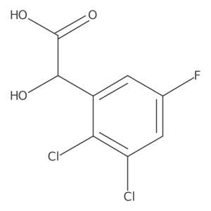 2,3-Dichloro-5-fluoromandelic acid结构式