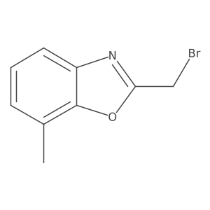 2-(Bromomethyl)-7-methylbenzo[d]oxazole结构式