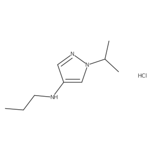 1-Isopropyl-n-propyl-1h-pyrazol-4-amine结构式