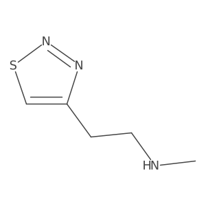 Methyl[2-(1,2,3-thiadiazol-4-yl)ethyl]amine Structure