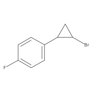 1-(2-Bromocyclopropyl)-4-fluorobenzene Structure
