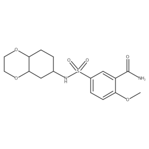 2-methoxy-5-(N-(octahydrobenzo[b][1,4]dioxin-6-yl)sulfamoyl)benzamide Structure