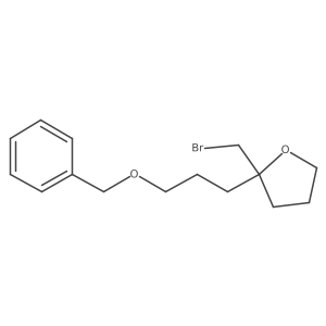 2-[3-(Benzyloxy)propyl]-2-(bromomethyl)oxolane Structure