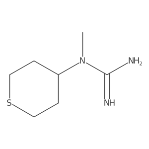 1-methyl-1-(tetrahydro-2H-thiopyran-4-yl)guanidine Structure