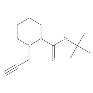 Tert-butyl 1-(prop-2-yn-1-yl)piperidine-2-carboxylate Structure