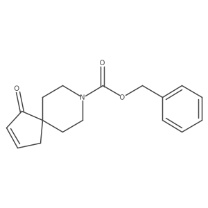 Benzyl 4-oxo-8-azaspiro[4.5]dec-2-ene-8-carboxylate Structure