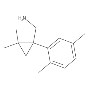 [1-(2,5-Dimethylphenyl)-2,2-dimethylcyclopropyl]methanamine Structure