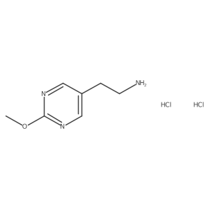 2-(2-Methoxypyrimidin-5-yl)ethan-1-amine dihydrochloride Structure