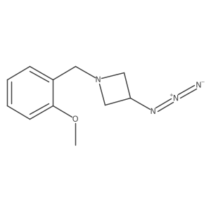 3-Azido-1-(2-methoxybenzyl)azetidine结构式