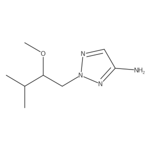 2-(2-methoxy-3-methylbutyl)-2H-1,2,3-triazol-4-amine结构式
