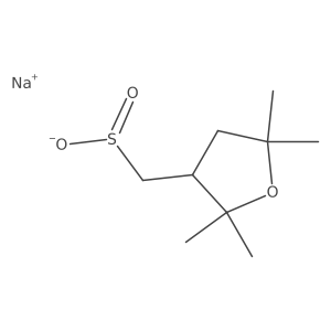 Sodium (2,2,5,5-tetramethyloxolan-3-yl)methanesulfinate结构式