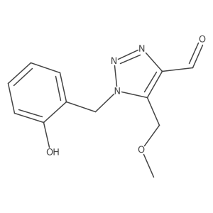 1-[(2-hydroxyphenyl)methyl]-5-(methoxymethyl)-1H-1,2,3-triazole-4-carbaldehyde Structure