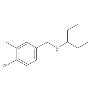 [(4-Chloro-3-methylphenyl)methyl](pentan-3-yl)amine结构式