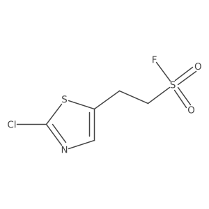2-(2-Chloro-1,3-thiazol-5-yl)ethane-1-sulfonyl fluoride结构式