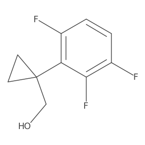 [1-(2,3,6-Trifluorophenyl)cyclopropyl]methanol Structure