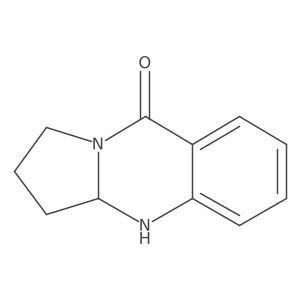 1H,2H,3H,3aH,4H,9H-pyrrolo[2,1-b]quinazolin-9-one结构式