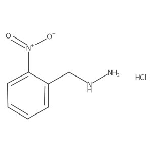 Hydrazine, [(2-nitrophenyl)methyl]-, hydrochloride Structure