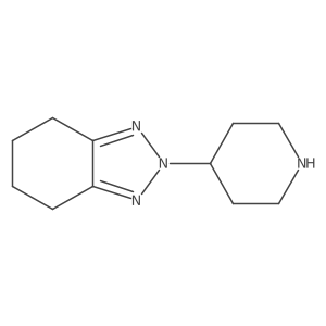 2-Piperidin-4-yl-4,5,6,7-tetrahydrobenzotriazole结构式