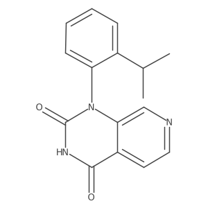 1-(2-isopropylphenyl)pyrido[3,4-d]pyrimidine-2,4(1H,3H)-dione结构式
