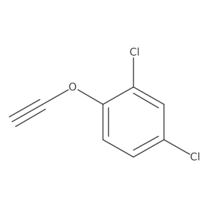 2,4-Dichloro-1-(ethynyloxy)benzene Structure